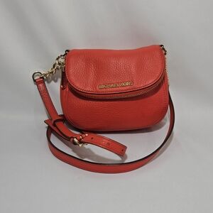 Michael Michael Kors Orange Leather Purse
